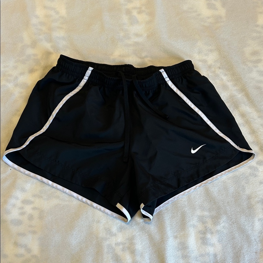 Nike Girl’s Black and White Athletic Shorts